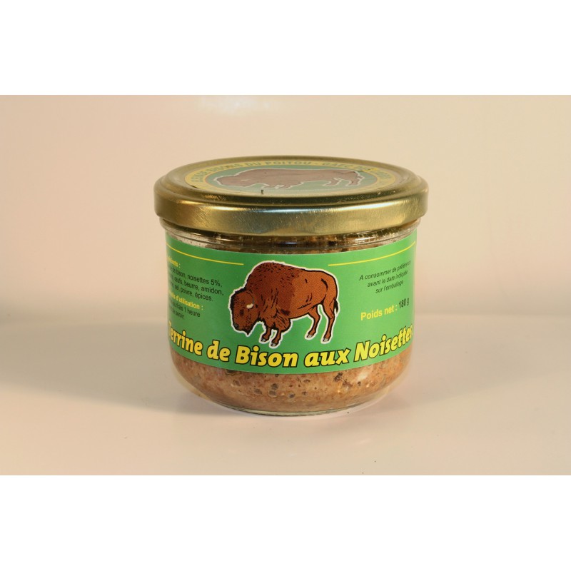 Terrine de Bison du Poitou aux Noisettes
